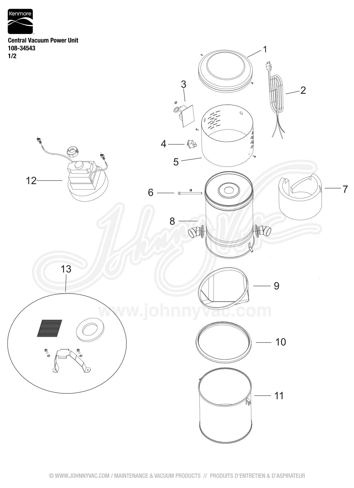 Sears Canada Kenmore Replacement Parts Reviewmotors.co