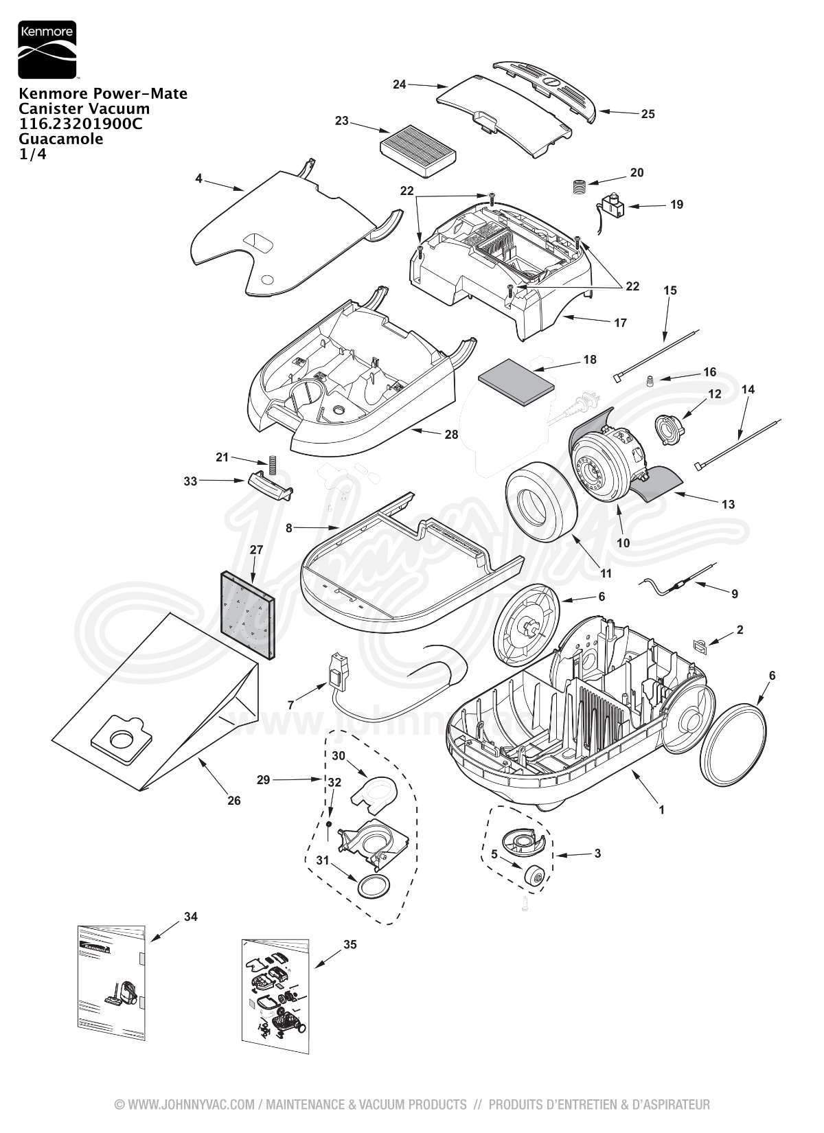 Kenmore Vacuum Cleaner Parts Model 116: Top Replacement Tips