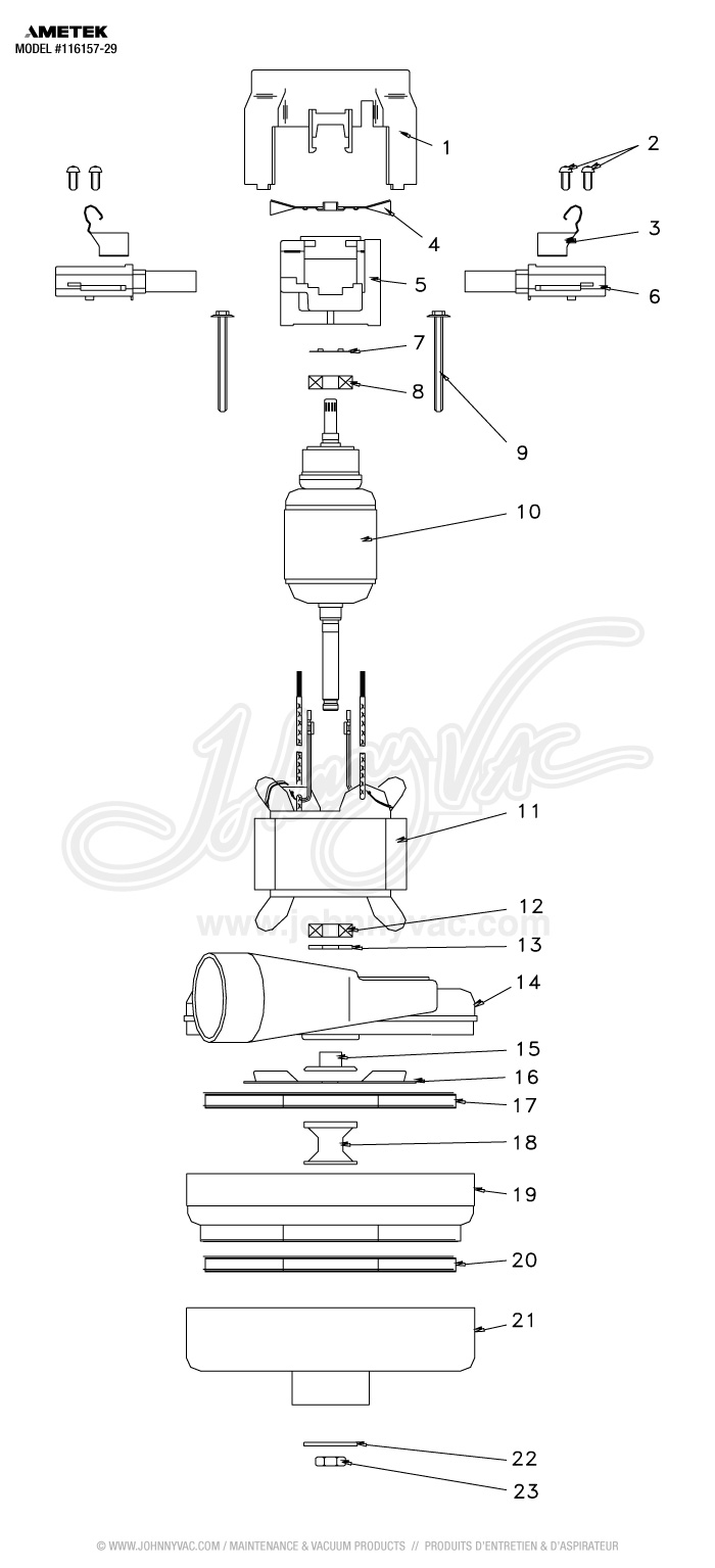 Tangential Vacuum Motor - 5.7