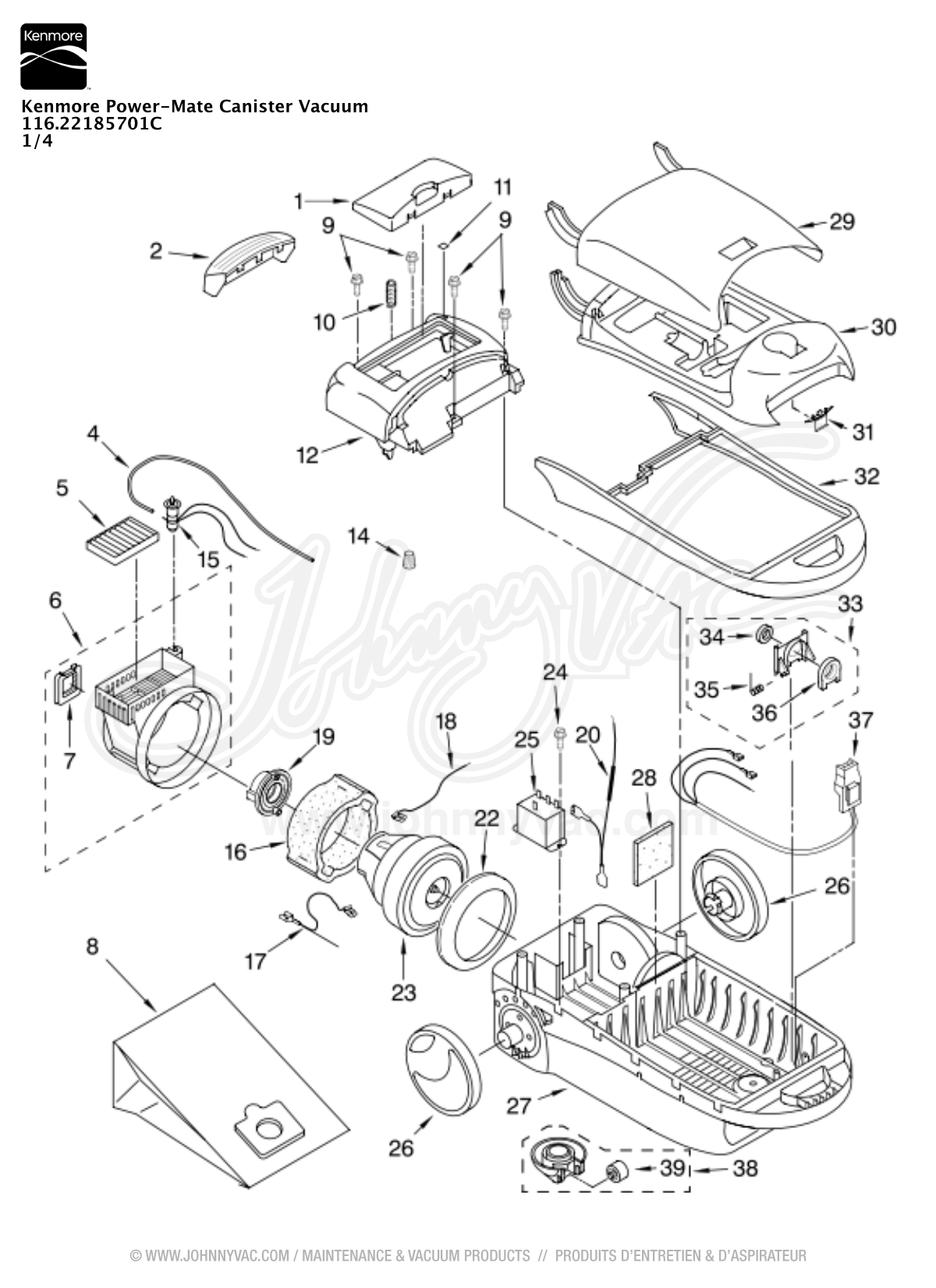 Wiring Diagram For Kenmore Vacuum Wiring Diagram