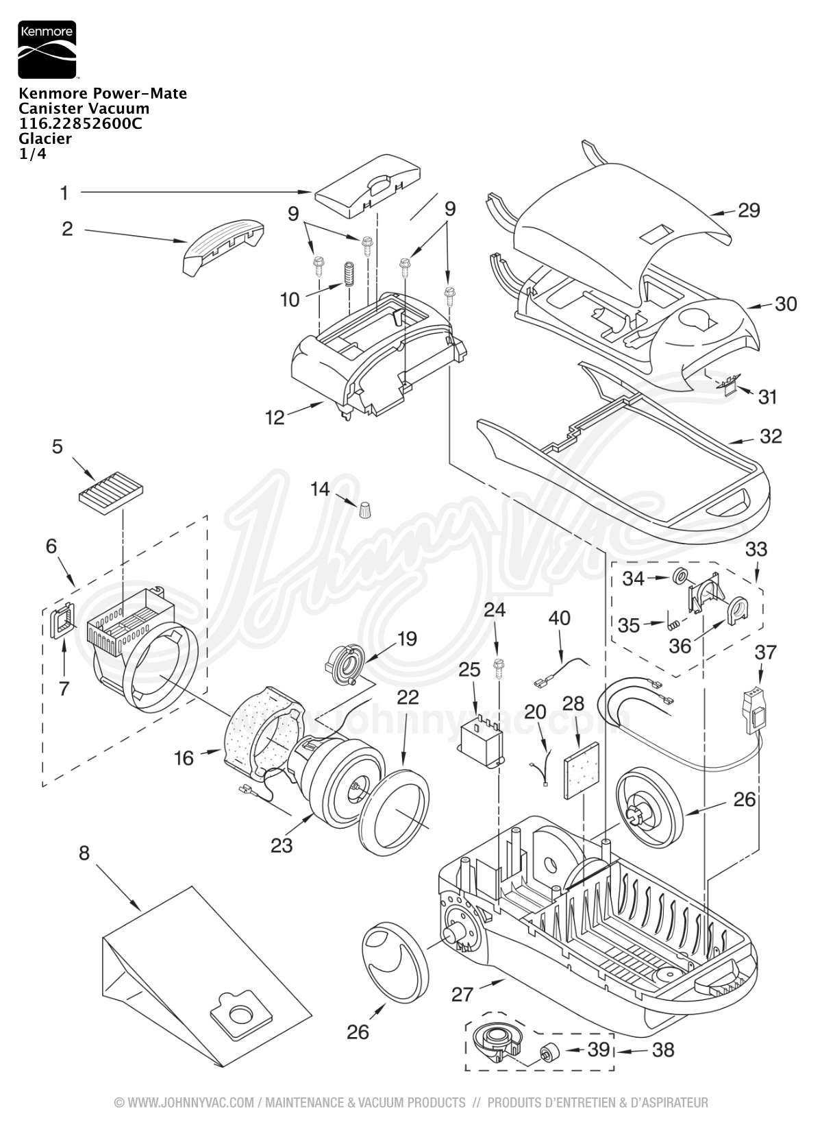 31 Kenmore Progressive Vacuum Parts Diagram - Wiring Diagram Database
