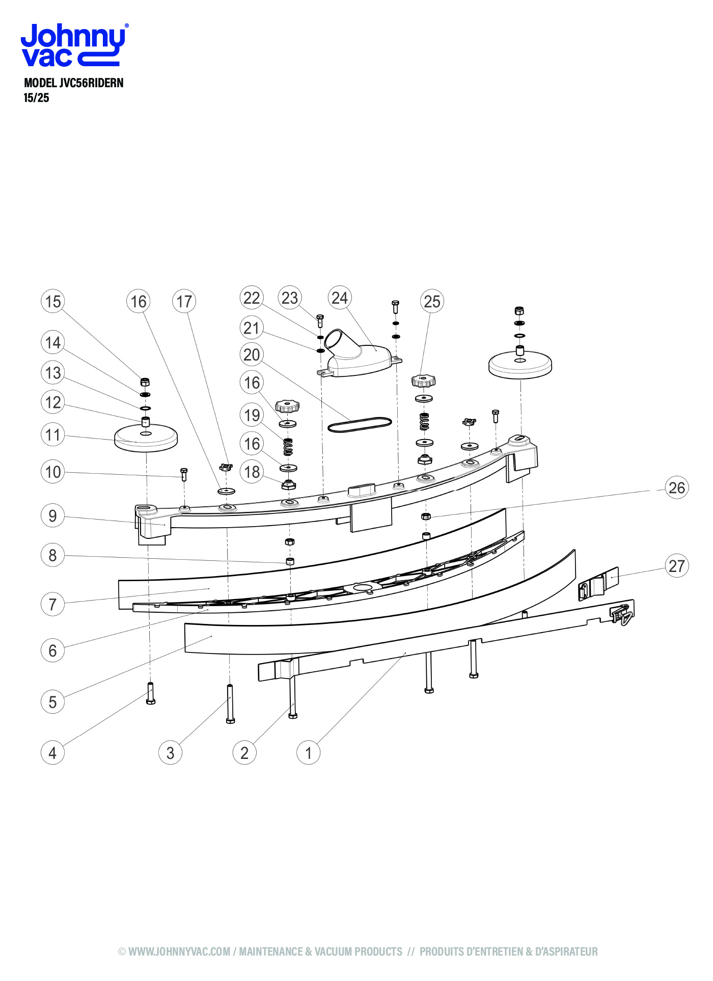 rinページ Rider Scrubber - Johnny Vac JVC56RIDERN - 22