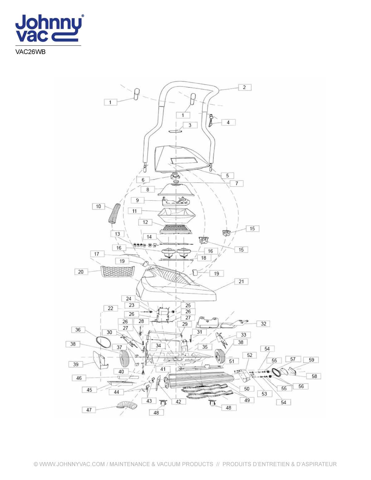 Wide Area Carpet Vacuum Cleaner - 26