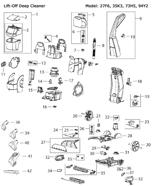 Shark Nv500 Parts Diagram