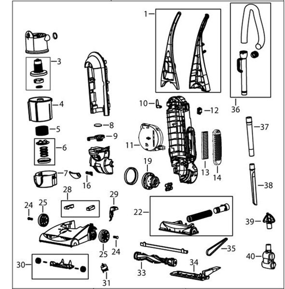 Shark Navigator Vacuum Parts Diagram Reviewmotors.co