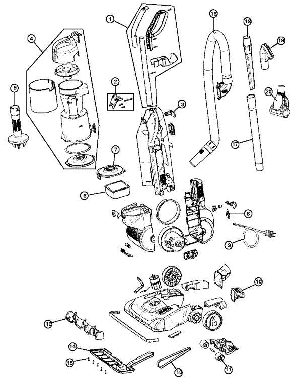 Dirt Devil Jaguar Pet Canister Vacuum Parts Reviewmotors.co