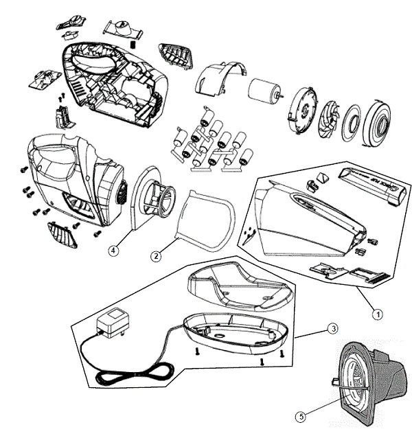 Dirt Devil AccuCharge 15.6 Volt Cordless Hand Vac