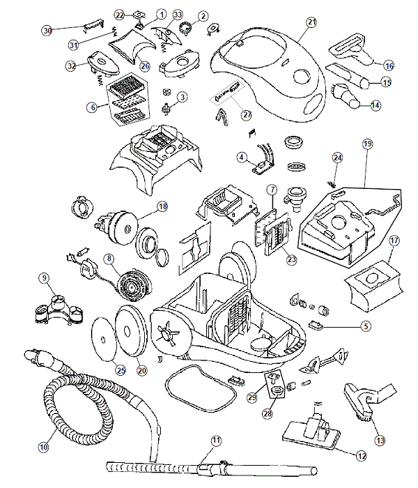 Type Q Replacement Vacuum Bag For Dirt Devil 3RY2100001 214 
