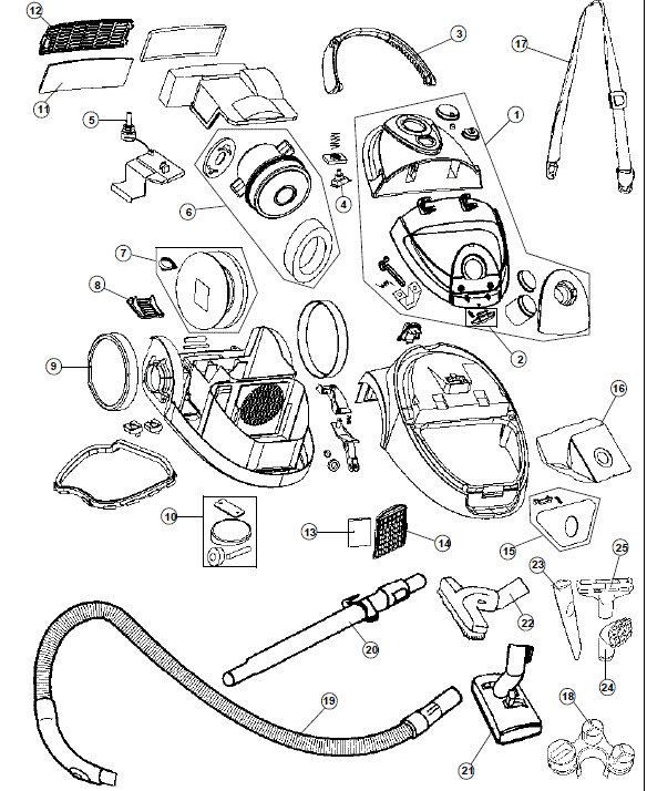 Dirt Devil Bagged Canister Cleaner 10 Amp