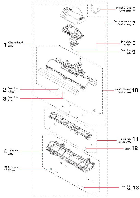 DysonSV12 ジャンク品 Dyson DC41 Animal & Animal Complete Upright Vacuum