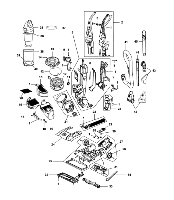 Pet Bagless Upright Vacuum UH70939 UH70939