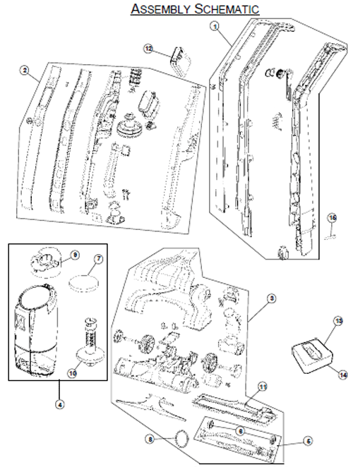 6 Filtri In Schiuma Per Aspirapolvere Hoover Linx – BH50010, BH50030, Modelli Senza Fili