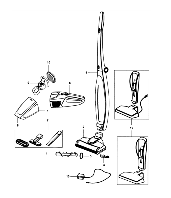 Hoover Presto 2 in 1 Cordless Stick 
