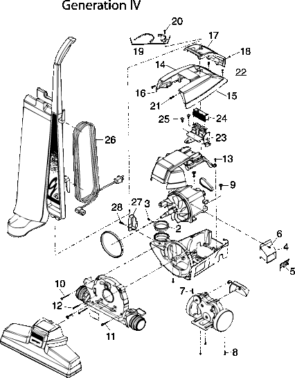 Kirby Upright Vacuum Generation IV / G4